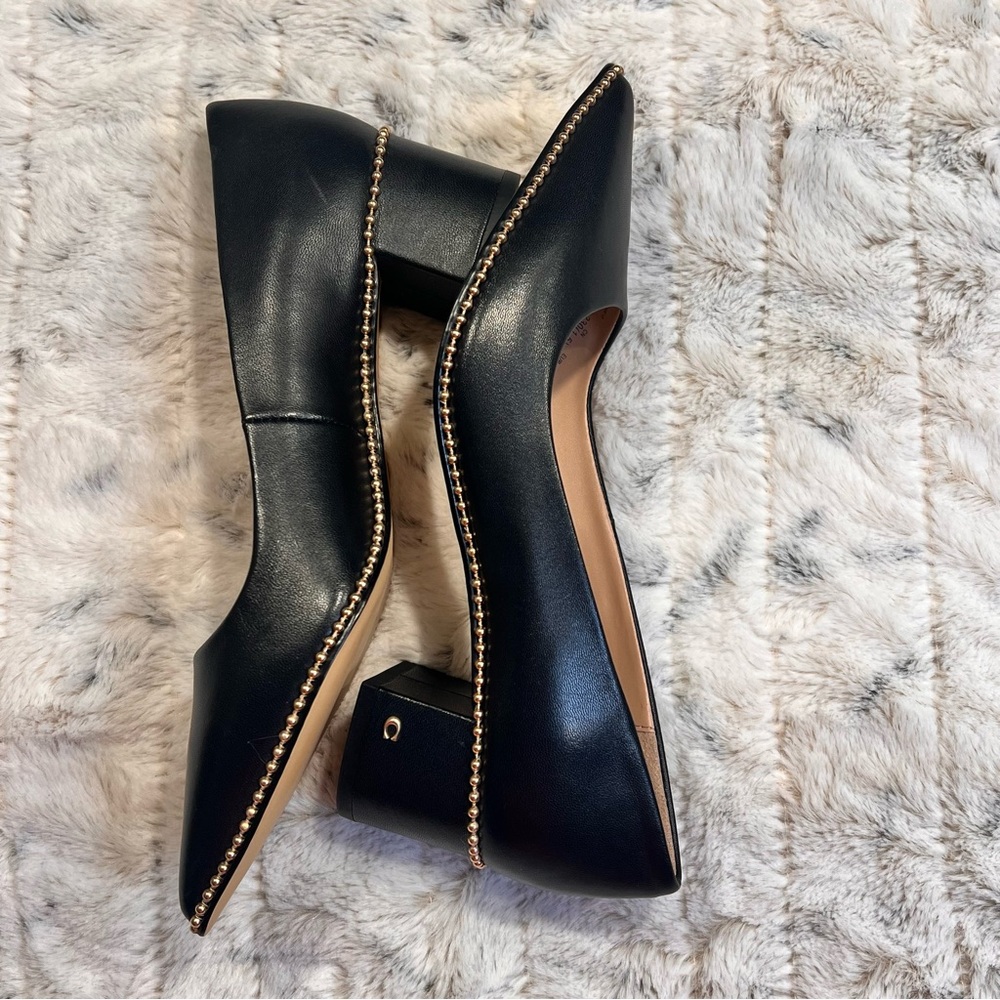 NWOB Coach Black Leather Willa Pump Sz-5.5 - Picture 3 of 8